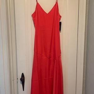 Lulu’s red slip dress